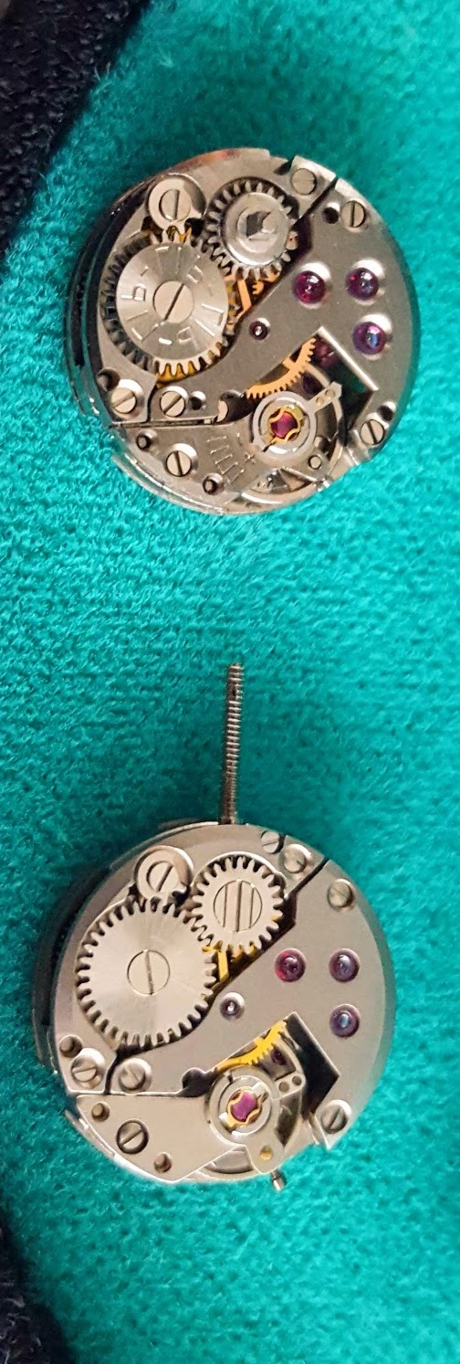 Mouvements montre Lip R100 R145 remontage dessous