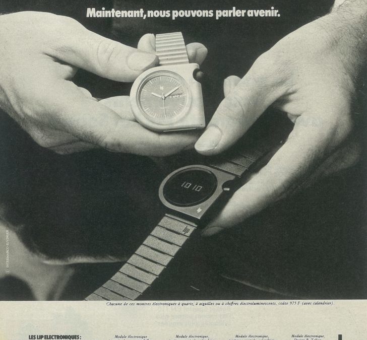 1975 : Publicité Lip